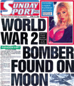 Bomber found on Moon